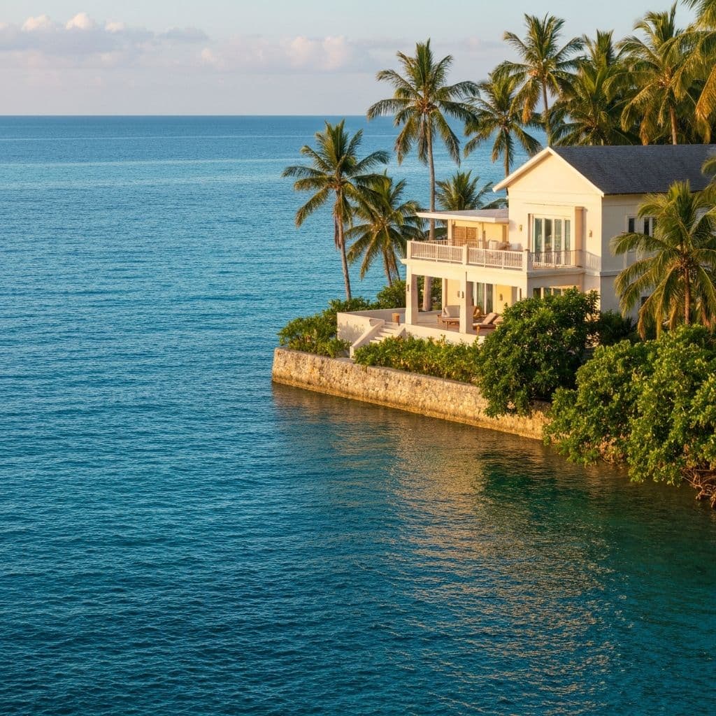 Seaside residence on the Cebu coastline